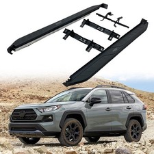 2PCS Running Board Side Step Nerf Bar Fits For Toyota RAV4 RAV 4 2019-2024 2025
