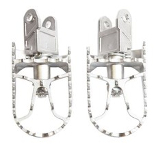Footpegs Stainless Steel for