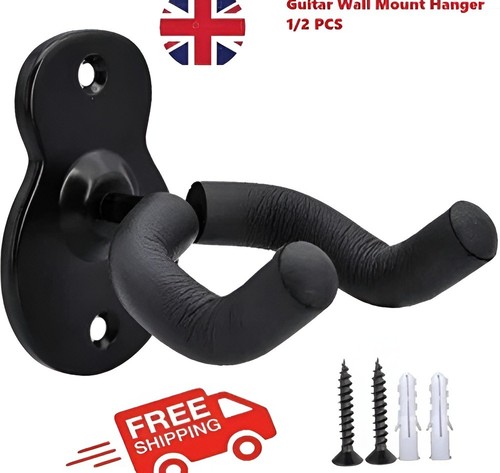 Guitar wall mount hanger hook - wall,