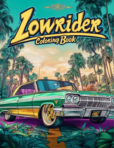 Lowrider coloring book iconic - coloring,