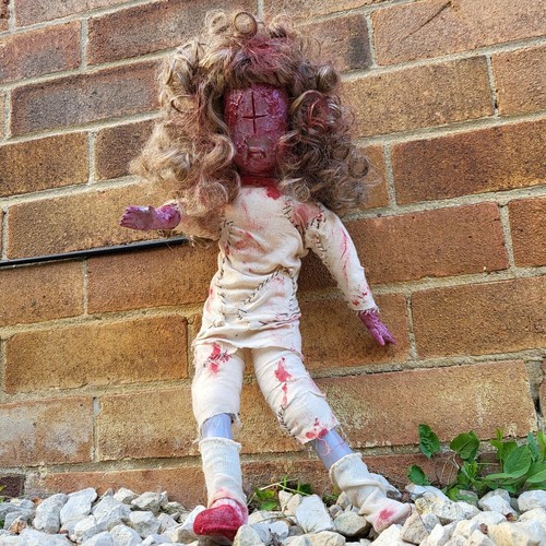 Ooak creepy gothic doll - creepy,