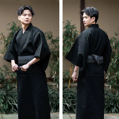 Men cotton japanese obi - cotton,