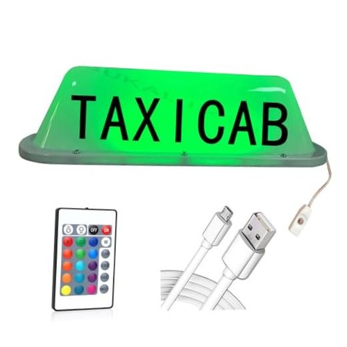 Taxi cab sign roof top - roof,