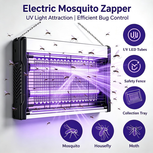 Electric bug zapper - zapper, insect