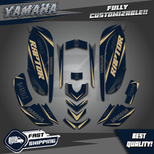 yamaha raptor 660 kit graphics decals stickers atv wrap quad all year raptor660