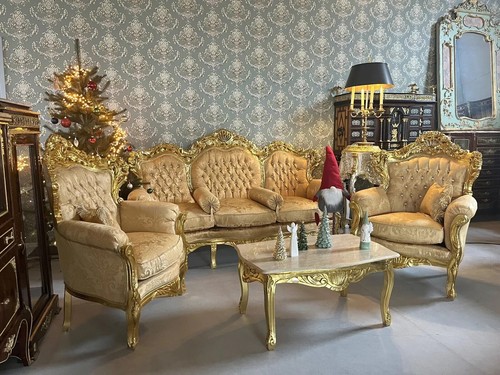 French louis couch set - french,