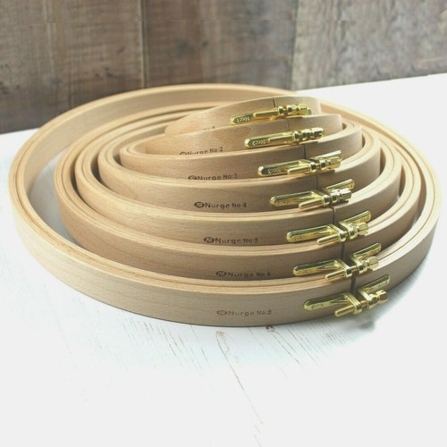 Nurge wooden embroidery hoop - nurge,