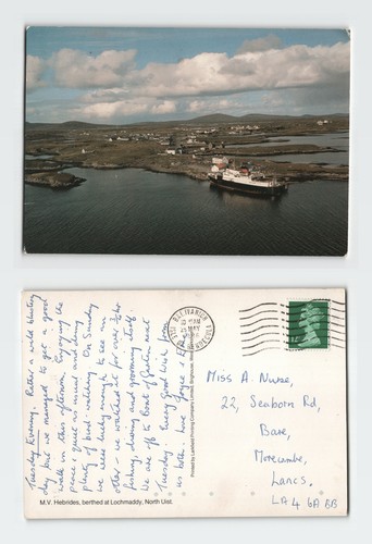Vintage postcard hebrides - postcard, m.v.