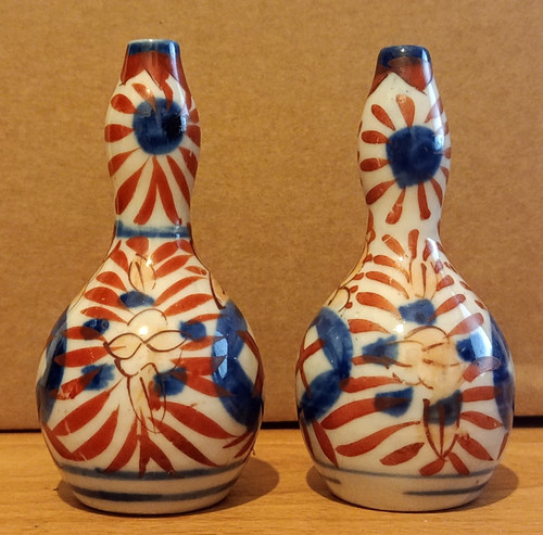 Pair vintage japanese - vintage, imari