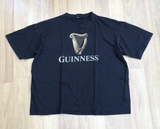 GUINNESS Classic Mens Black T-Shirt with  Irish Gold Harp Size XXL