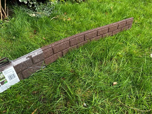 Garden curve lawn stone border - curve,
