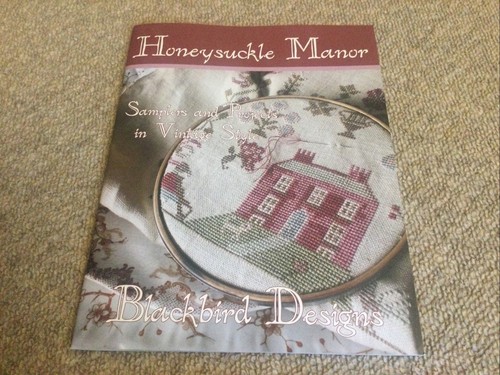 Honeysuckle manor cross stitch - honeysuckle,