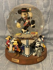 Vintage Disney Mickey Millennium Musical Snow Globe