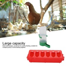 2 Sets Of Chicken Troughs