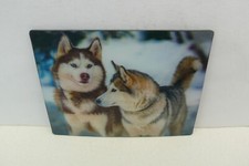  3D HUSKY DOG FRIDGE MAGNET