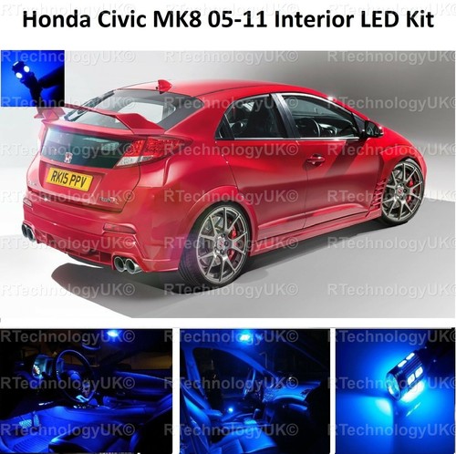Blue premium honda civic - blue,