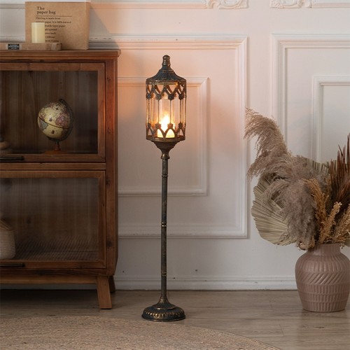 94cm tall antique gold metal - antique,