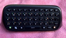 Official Microsoft Xbox 360 Chatpad Black Chat Key Pad Keyboard