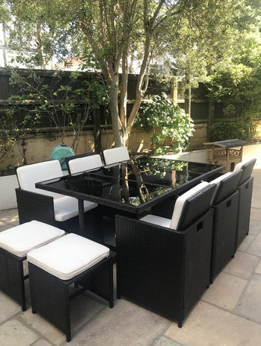 Large garden furniture set - furniture,