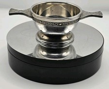 Edwin Blyde Pewter Scottish Quaich Toasting Cup.