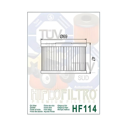 Oil filter hiflo hf114 for - hiflo,