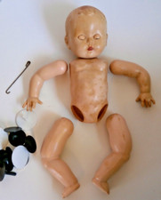 Vintage Rosebud 1950s Doll Parts Bundle Blue Sleep Eyes Job Lot Head Body Limbs
