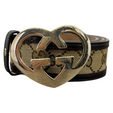 Gucci Women's GG Canvas Heart