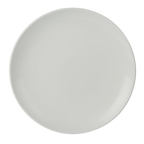 White coupe plate - white,