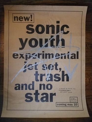 Sonic youth 1994 promo poster - youth,