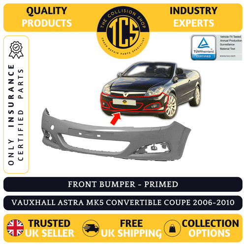 Front bumper primed vauxhall - bumper,