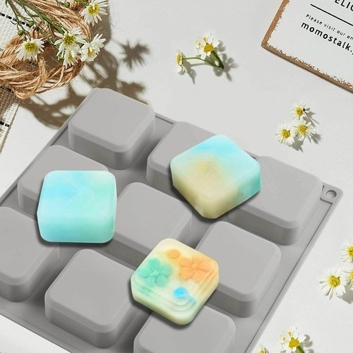 Cavity square soap mold - 9,
