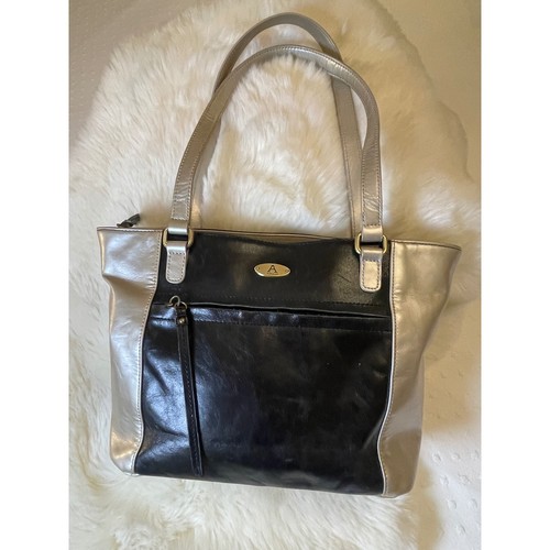 Aurielle genuine leather tote - genuine,