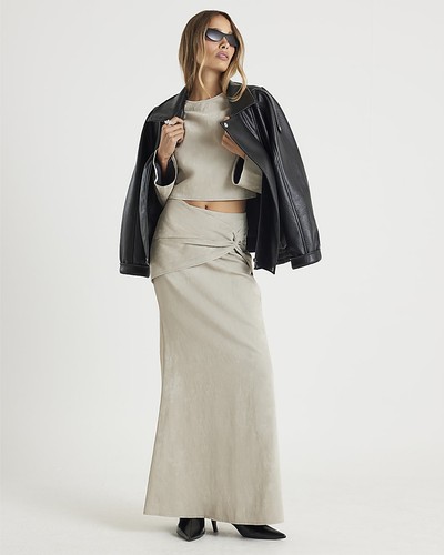 River island womens midi skirt - river,