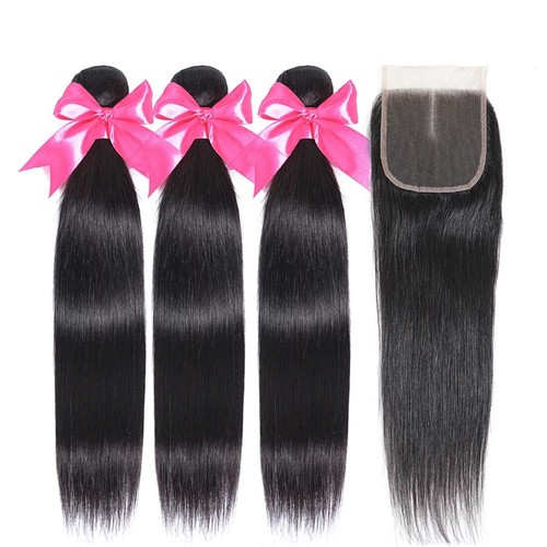 Brazilian hair bundles with - hair,