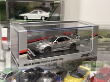 Inno64 Nissan Skyline GT-R R34 Nismo R-Tune Silver Model Car