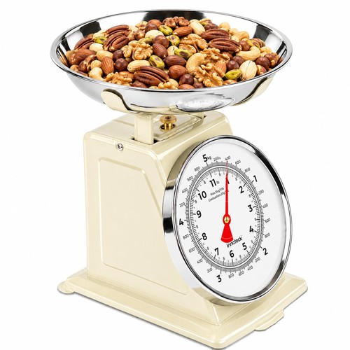 Retro cream weighing scale - retro,