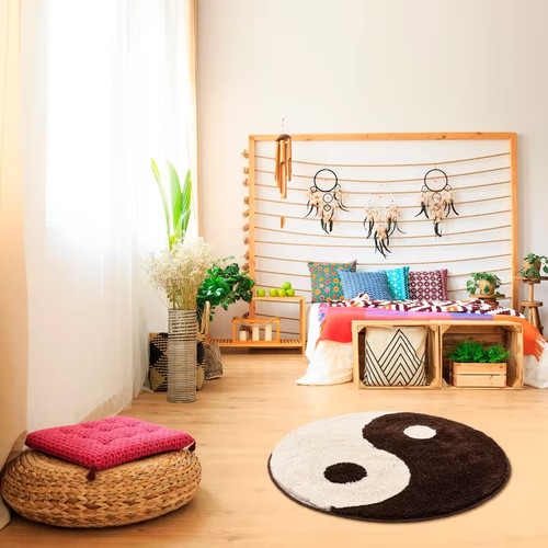 Yin yang cosy area rug - cosy,