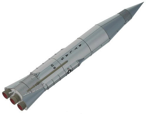 Atlas score model rocket kit - b,