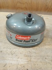 Coleman 533  --  Fount 2001, paint loss & rust, no check Valve