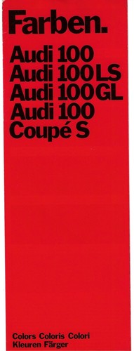 Audi 100 colour trim - colour,