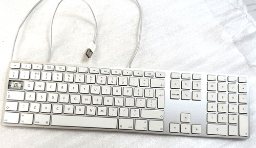 Apple a1243 wired usb aluminum - apple,