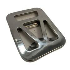 Vespa VBB VLB Sprint Super Rear Single Seat Base Luggage Rack - Stainless Steel