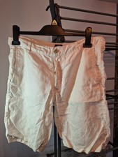 White H&M Womens Shorts Size