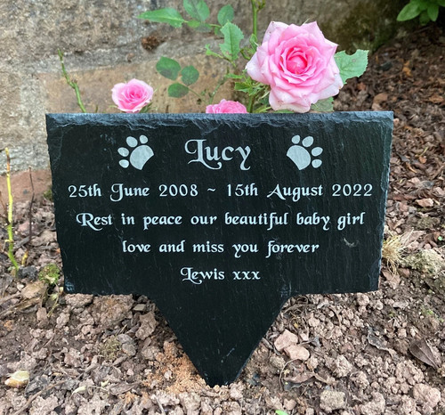 Pet memorial personalised - memorial,