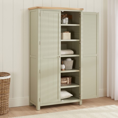 Linen cupboard marbury sage - cupboard,