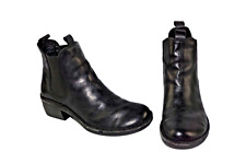 FLY London black leather pull