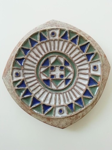 Studio pottery plaque - studio,