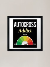 Addict Autocross Framed Art