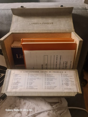 Vintage linguaphone french - vintage,