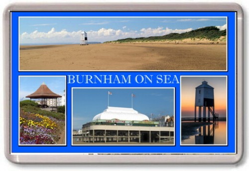 Fridge magnet burnham on sea - -,